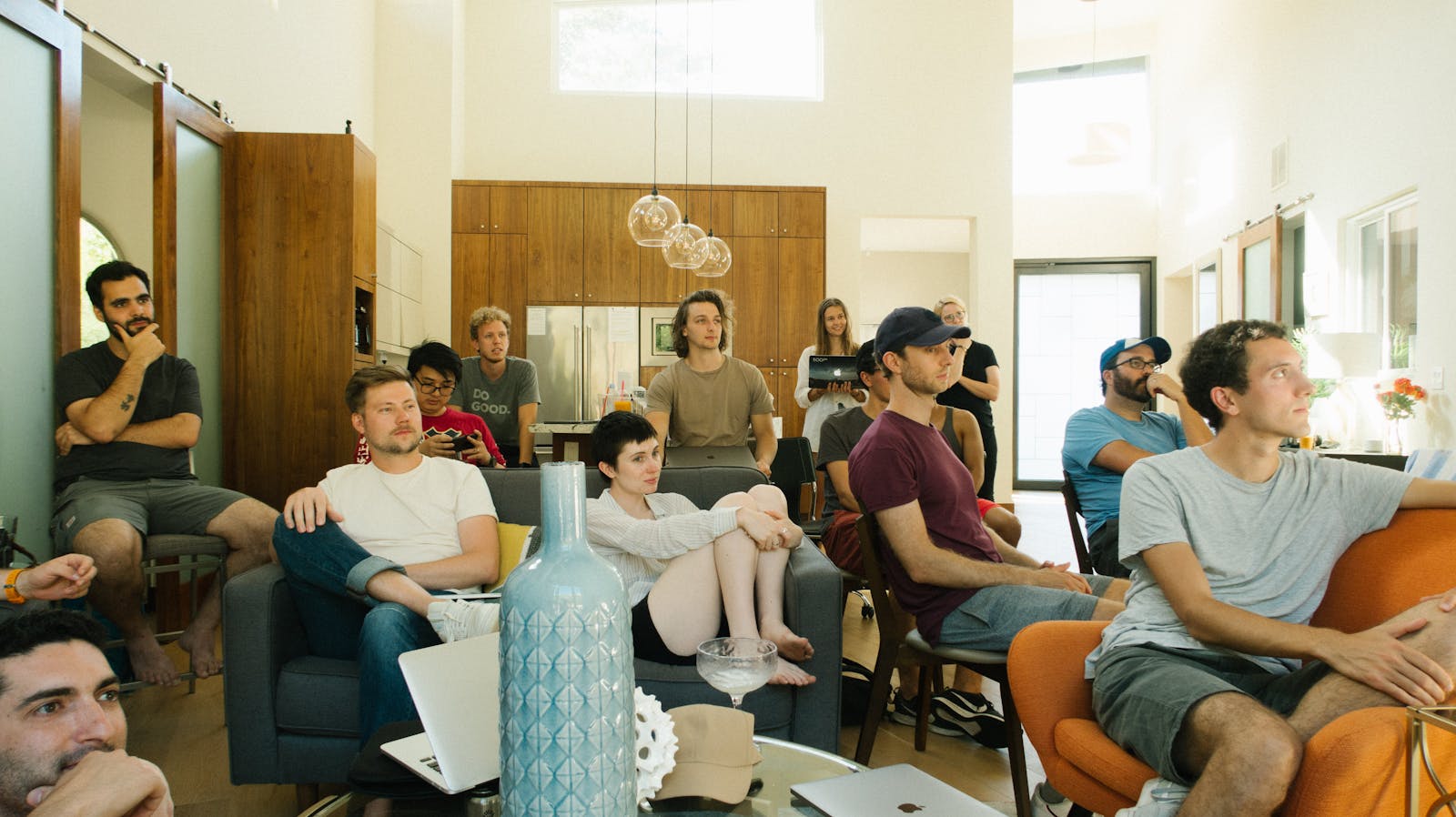 Participants engaged together during a Mental Health First Aid session